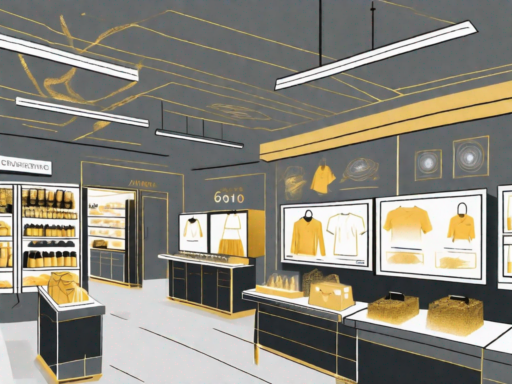 A retail store monitored by ai video surveillance cameras