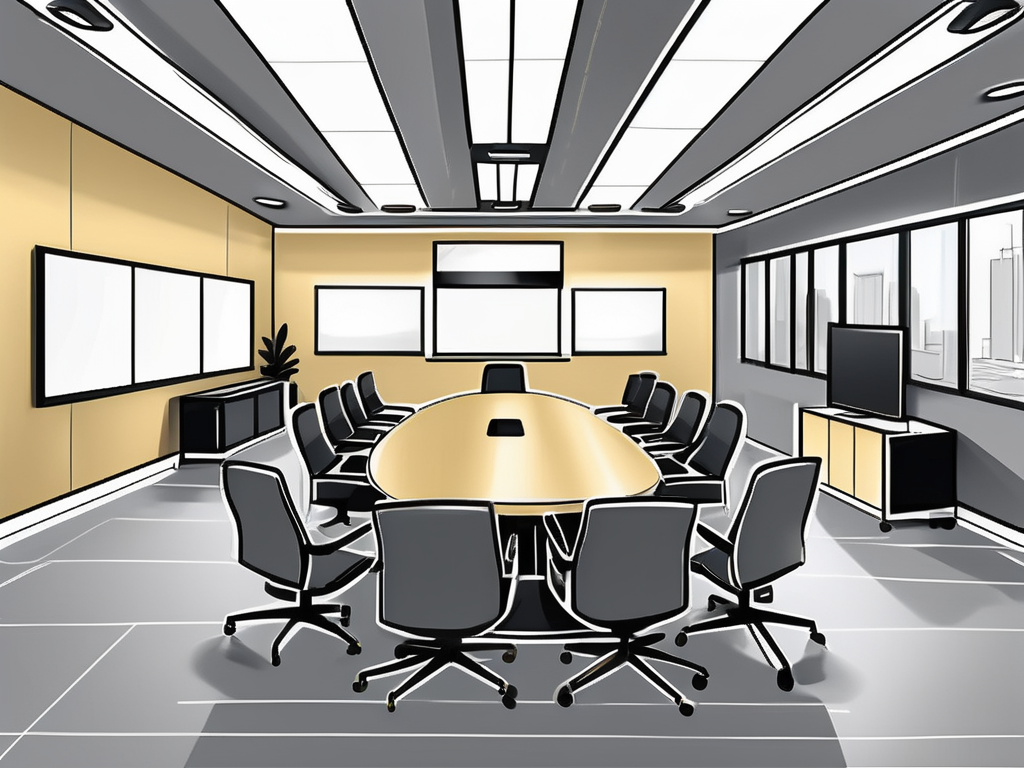 A modern conference room