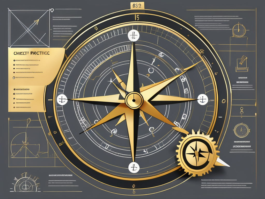 A site survey tool like a compass or a blueprint